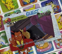Pokemon Holo Prism Vintage Pocket Monsters Vending Sticker 1998 Bandai Nintendo - Image 1