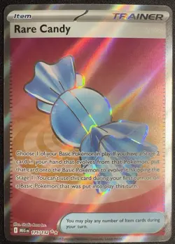 Near Mint Rare Candy 175/132 Pokemon Mega Evolution Holo - Image 1