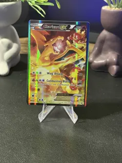 POKEMON - CHARIZARD EX - XY121 - FULL ART BLACK STAR PROMO - BRAND NEW NM - Image 1