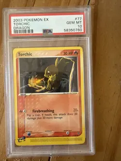 2003 Pokemon Ex Torchic Dragon Psa 10 - Image 1