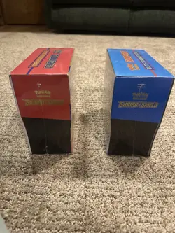 Pokemon Sword & Shield Elite Trainer Box Set Zacian & Zamazenta 2 Boxes English - Image 2