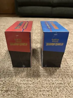 Pokemon Sword & Shield Elite Trainer Box Set Zacian & Zamazenta 2 Boxes English - Image 3