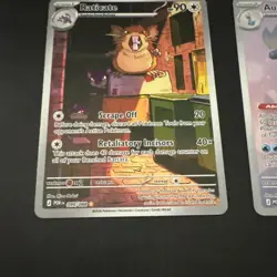 Pokemon TCG Pokemon GO Reverse Holo Raticate Aurorus Rowlet 099/092/090 (3) - Image 3