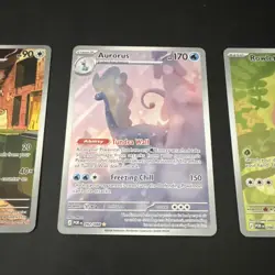 Pokemon TCG Pokemon GO Reverse Holo Raticate Aurorus Rowlet 099/092/090 (3) - Image 4