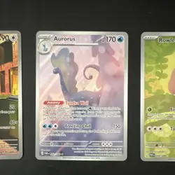 Pokemon TCG Pokemon GO Reverse Holo Raticate Aurorus Rowlet 099/092/090 (3) - Image 5