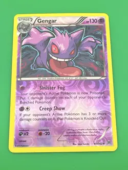 Pokemon TCG - GENGAR - 60/162 - REVERSE HOLO RARE - XY BREAKthrough 2015 - LP/NM - Image 3