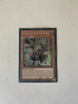 Yugioh Gandora-G the Dragon of Destruction LEDE-EN001 Secret Rare 1st Ed NM - Image 1