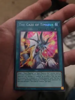 YUGIOH MZMU-EN013 The Gaze of Timaeus Collector's Rare 1st Edition NM - Image 1