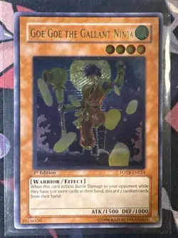Yu Gi Oh Goe Goe the Gallant Ninja (UTR) FOTB-EN024 Force of the Breaker 1st Ed - Image 1