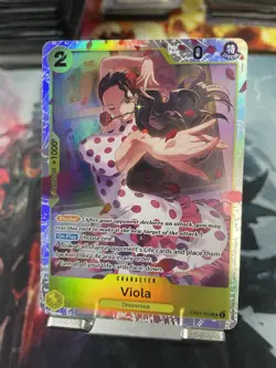 EB01-052 Viola English One Piece Card Game SR NM - Image 1