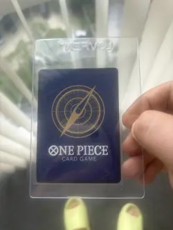 One Piece Monkey D. Luffy Promo P-037 1st anniversary stamped holo Near Mint - Image 2