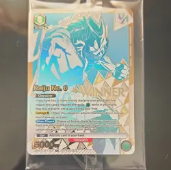 Union Arena Kaiju No. 8 Rare Battle Winner Promo and Participation Card - Image 3