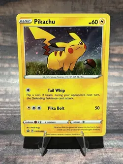 Pokemon TCG Pikachu SWSH039 Sword & Shield Pokemon Promo Card - Image 1