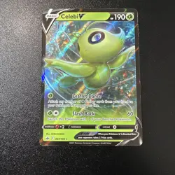 *Celebi V Ultra Rare Holo Foil 2021 Pokemon TCG Chilling Reign Card 007/198 NM - Image 1