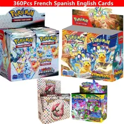 Pokemon Booster Box 90-360PCS Sun Moon Evolutions Collectible Card Set - Image 1