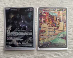 Pokemon Cards Set Of 2 Mewtwo And Skeledirge Ex - Image 1