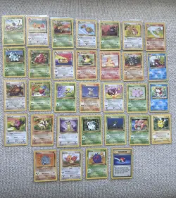 Pokemon TCG Jungle Complete Common & Uncommon Set (32 Cards) WOTC Vintage NM - Image 1