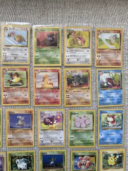 Pokemon TCG Jungle Complete Common & Uncommon Set (32 Cards) WOTC Vintage NM - Image 3