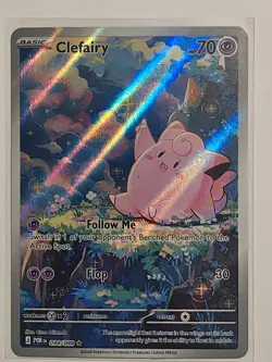 Clefairy 094/088 IR Full Art Rare Pokemon Card - Perfect Order Holo Chase - Image 1