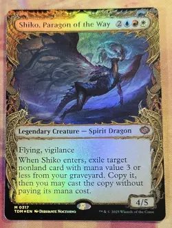 Shiko, Paragon of the Way (Showcase) (Foil) MTG Tarkir: Dragonstorm (TDM) (NM) - Image 1