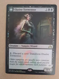 MTG Elusive Tormentor // Insidious Mist (Buy-A-Box) (Foil) [Shadows over Innistr - Image 1
