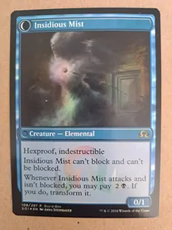 MTG Elusive Tormentor // Insidious Mist (Buy-A-Box) (Foil) [Shadows over Innistr - Image 2