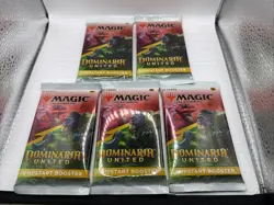Magic: The Gathering lot of 5 packs of Dominaria United Jumpstart Booster Packs - Image 1
