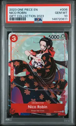 2023 One Piece Gift Collection 2023 #008 Nico Robin PSA10 - Image 1