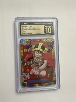 2025 One Piece Monkey D. Luffy #P-110 One Piece Day Promo CGC 10 Pristine - Image 1