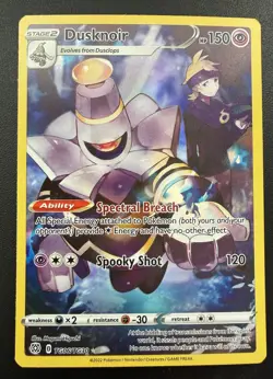 Dusknoir TG06/TG30 Brilliant Stars Trainer Gallery Pokemon Card - Image 1