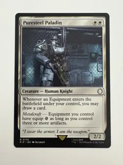 Puresteel Paladin MTG Magic the Gathering Card NM Near Mint PIP - Image 1