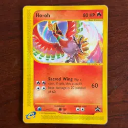Ho-Oh 52 Non Holo Black Star Promo Pokemon Card DMG - Image 1