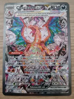 Obsidian Flames Charizard EX Illustration Card 223/197 Mint Condition - Image 1