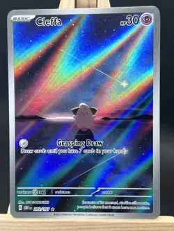 Cleffa #202/197 | SV03: Obsidian Flames | Illustration Rare | NM Pokemon Card - Image 1