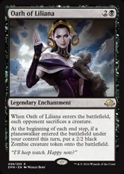 Oath of Liliana Eldritch moon Lightly Played, English - Image 1