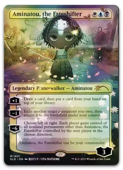 Aminatou, the Fateshifter (Rainbow Foil) #1421 NM Secret Lair Drop SLD Magic MTG - Image 1