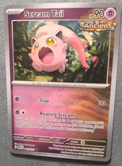 Pokemon English - Prismatic Evolutions - Scream Tail 042/131 - Master Ball - NM - Image 1