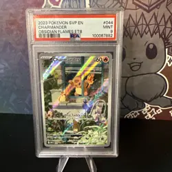 2023 Pokemon SVP EN Charmander #44 Promo ~ Obsidian Flames ~ PSA Mint 9 - Image 1