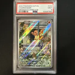 2023 Pokemon SVP EN Charmander #44 Promo ~ Obsidian Flames ~ PSA Mint 9 - Image 2