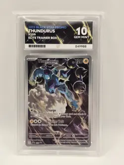2025 POKEMON BLACK STAR POKEMON #209 THUNDURUS ACE 10 - Image 1