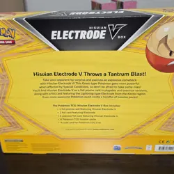 Pokemon Hisuan Electrode V Box Promo Oversize Booster Foil English 290-85121 - Image 2