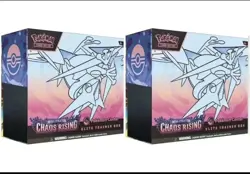 PRESALE 2x Pokemon TCG Chaos Rising Pokemon Center ETB Confirmed Order - Image 1
