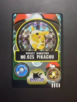 [Mint] PIKACHU 025 PRISM SEALDASS SERIES 2 JAPANESE POKEMON [O] - Image 1