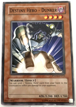 YuGiOh! - Destiny Hero - Dunker - PTDN-EN014 - Unlimited - Common - Image 1