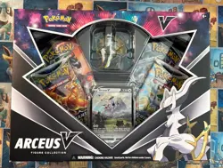 Pokemon Arceus V Figure Collection Box. SWSH204 Promo. 4 Packs. Cosmic Eclipse - Image 1