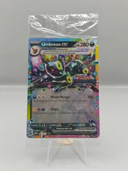 Umbreon ex 060/131 - Pokemon TCG SV Prismatic Evolutions Stamped Promo SEALED - Image 1