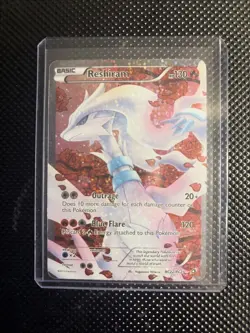 Pokemon Reshiram Full Art Ultra Rare Holo RC22/RC25 Moderately Played (MP) - Image 1