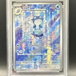 Pokemon Poliwhirl 176/165 Illustration Rare Holo EN PSA 10 - Image 2