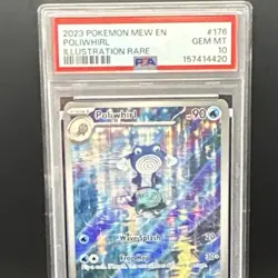 Pokemon Poliwhirl 176/165 Illustration Rare Holo EN PSA 10 - Image 3