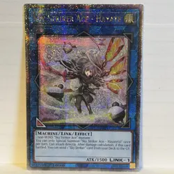 YuGiOh Sky Striker Ace - Hayate RA04-EN073 Quarter Century 1st Edition Rare - Image 1
